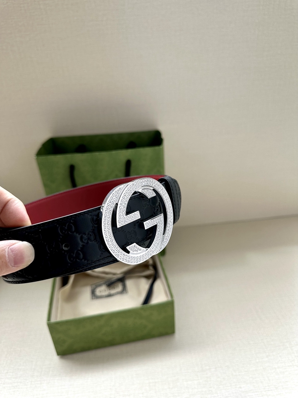 グッチベルト激安角部分ディテール